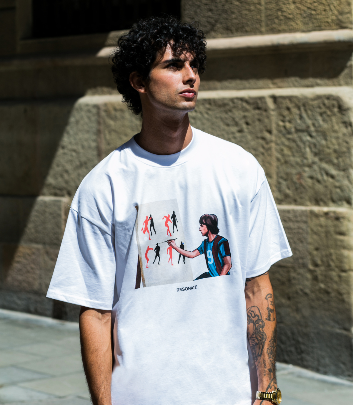 Total Football Tee White