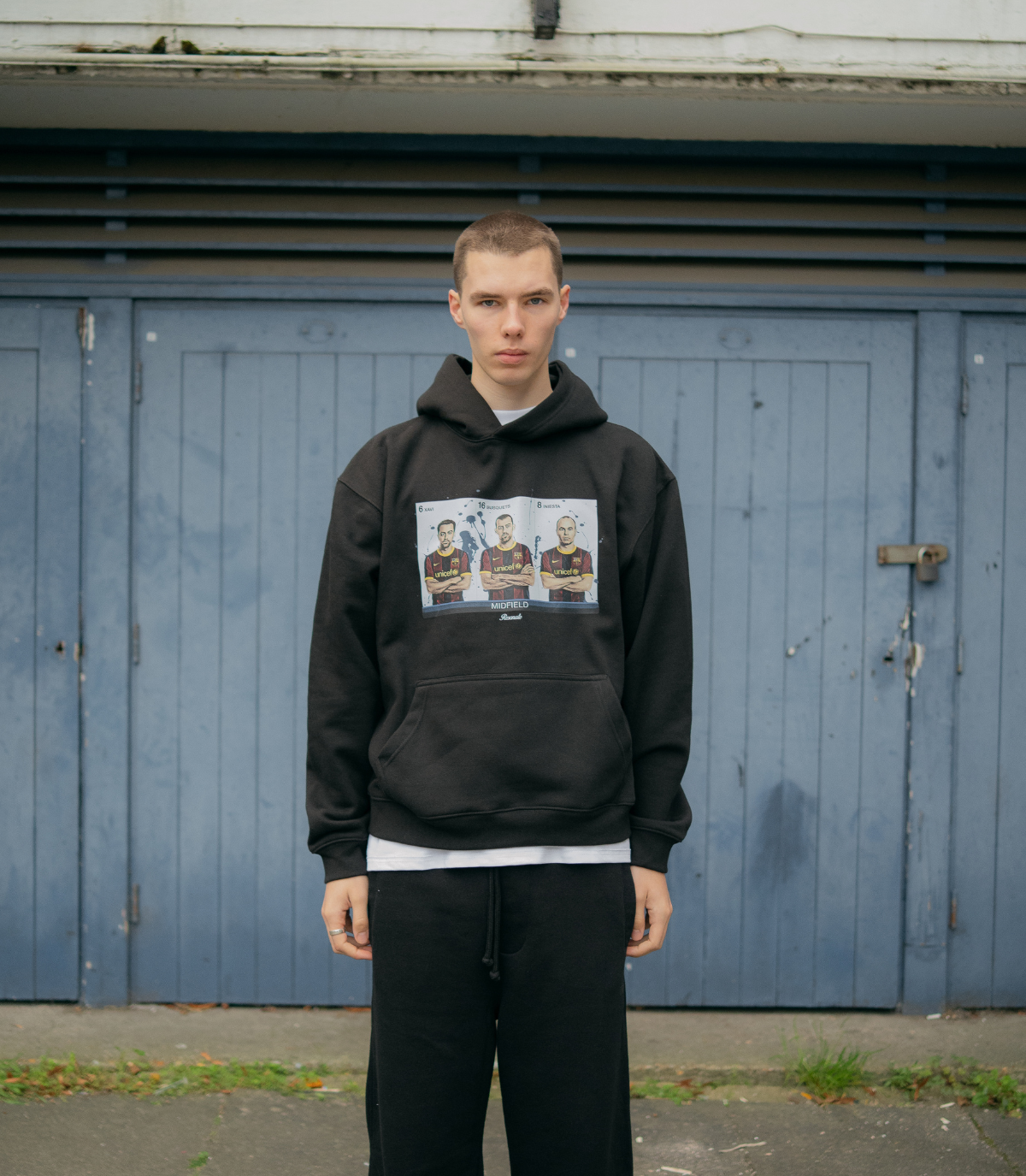 Tiki Taka Hoodie Black