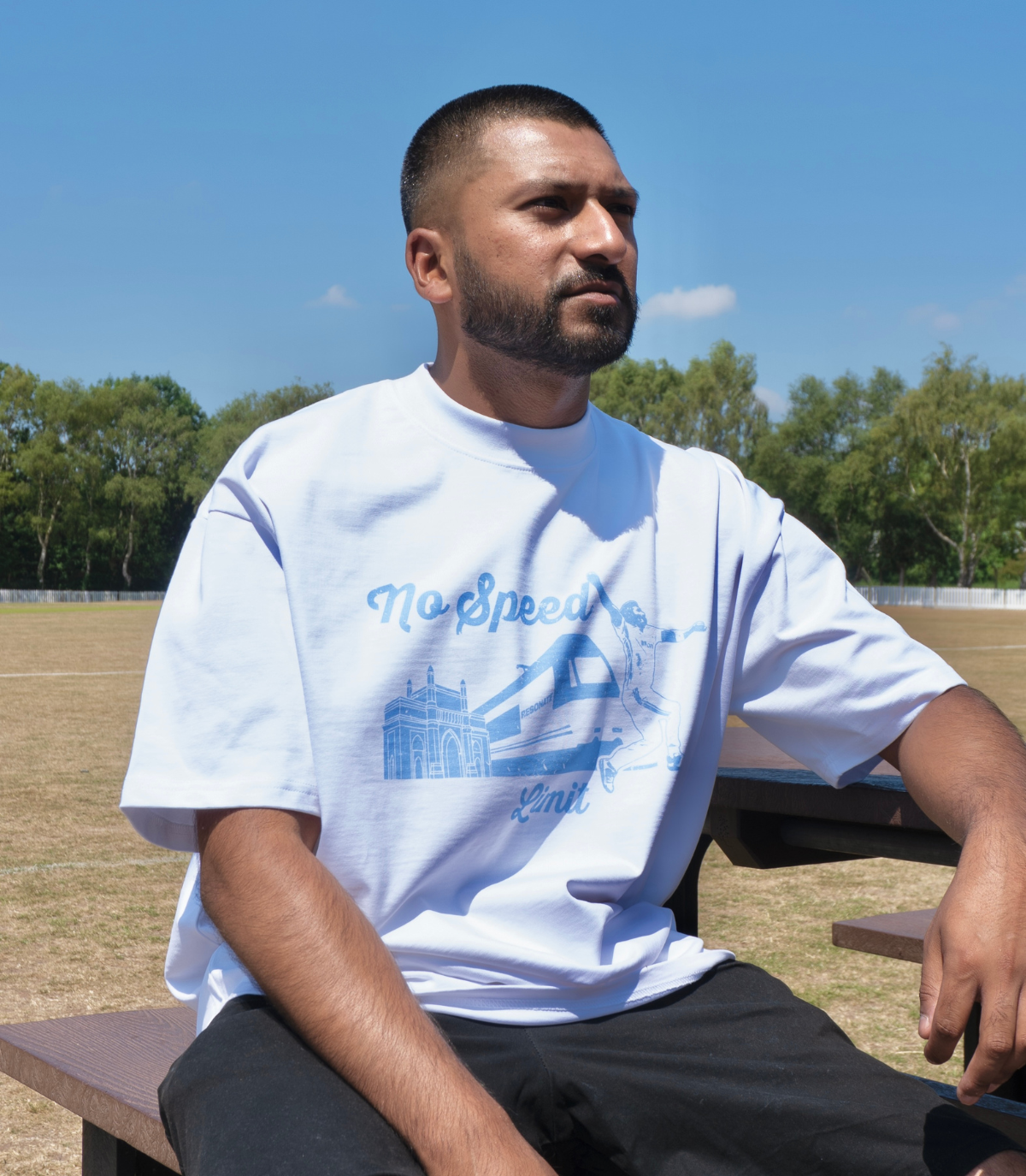 Boom Bumrah Tee White