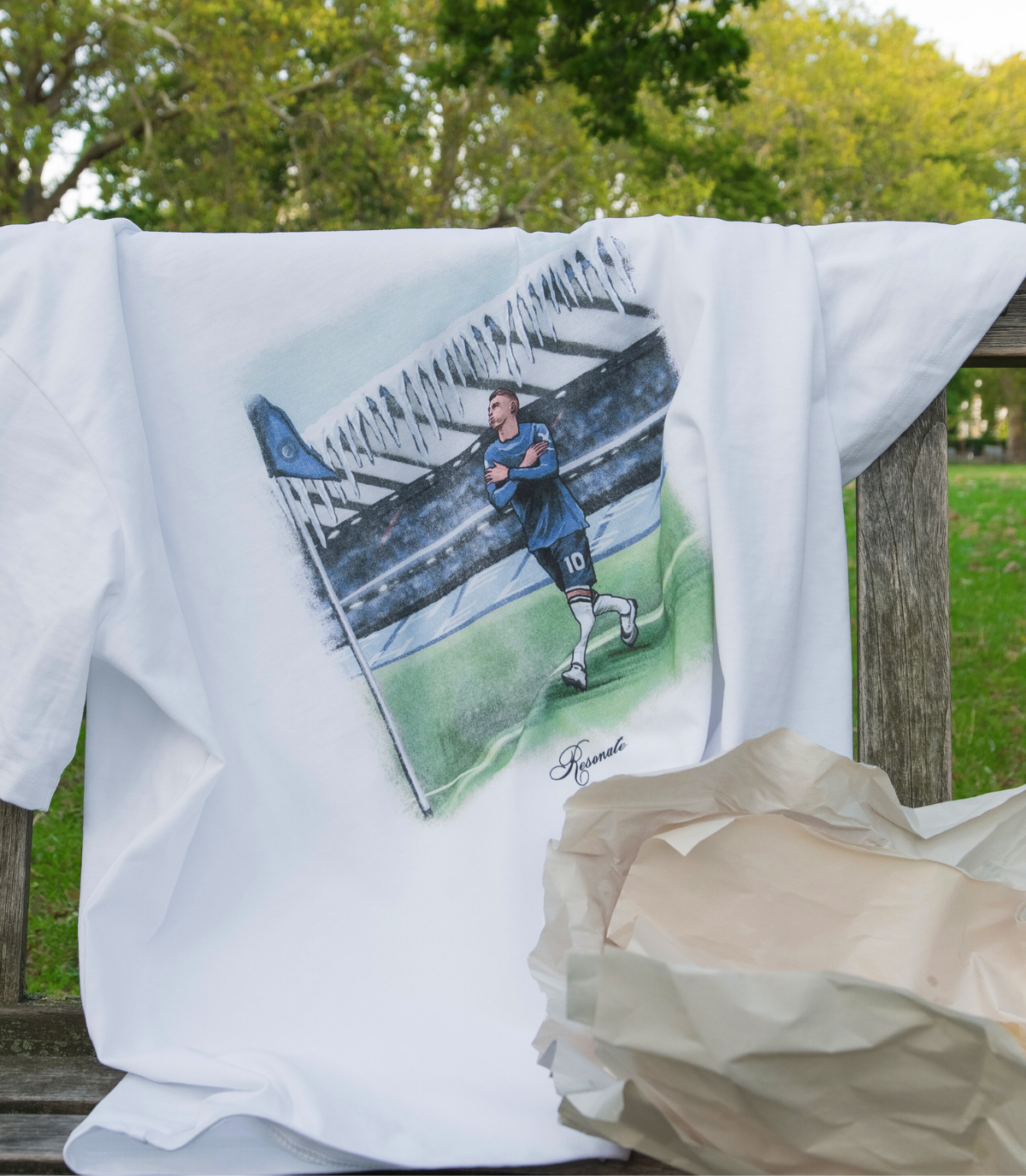 Cold Palmer Tee White