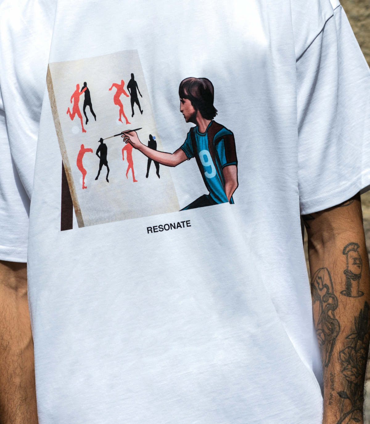 Total Football Tee White