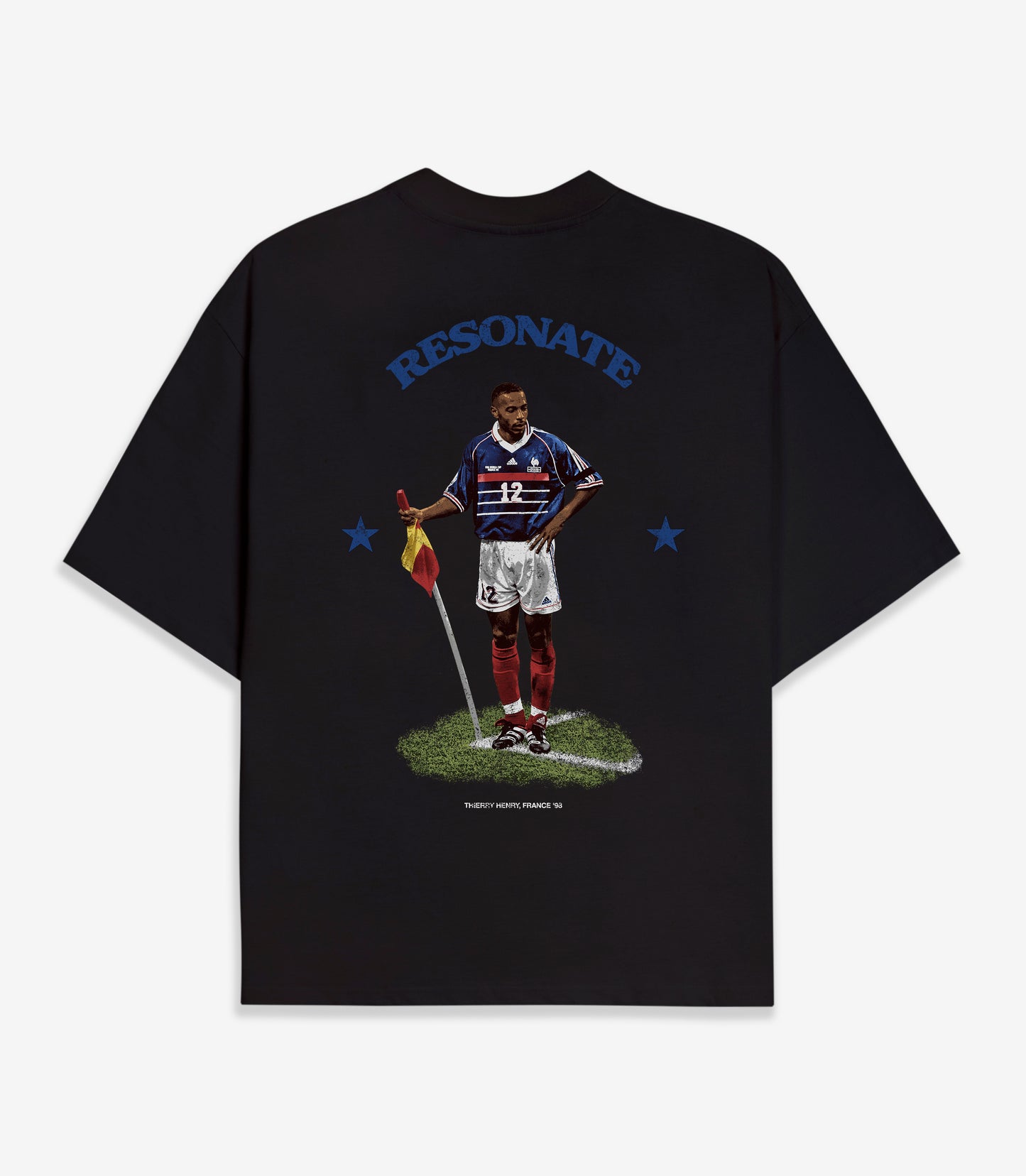 Corner Flag Tee Black
