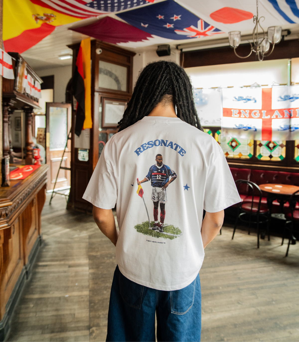 Corner Flag Tee White