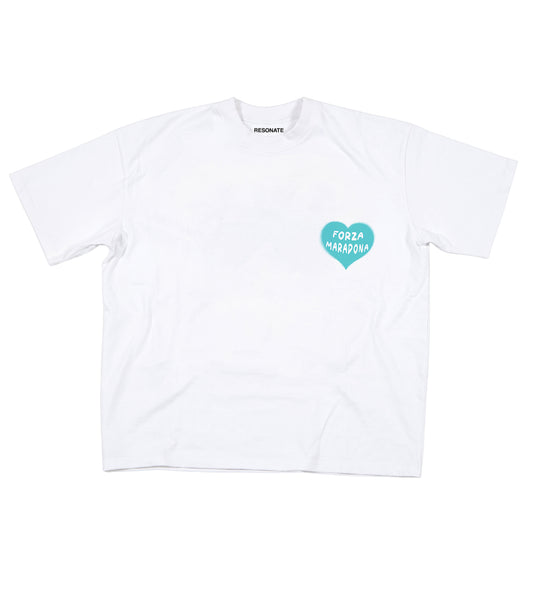 Forza Maradona Tee White