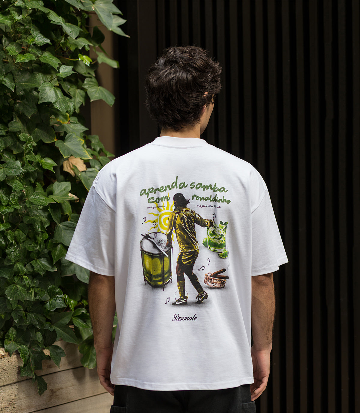Samba School Tee White