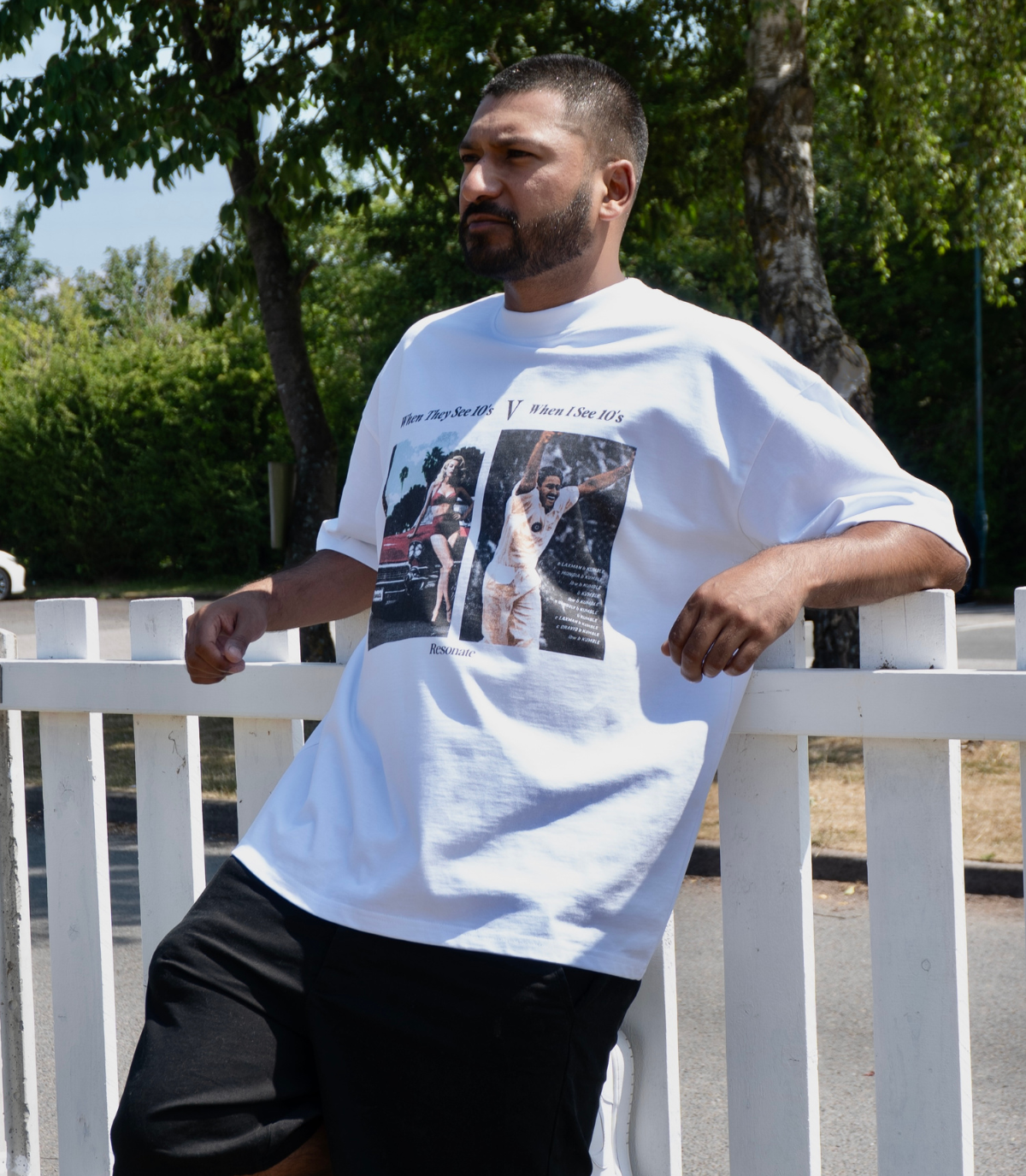 Perfect 10s Tee White