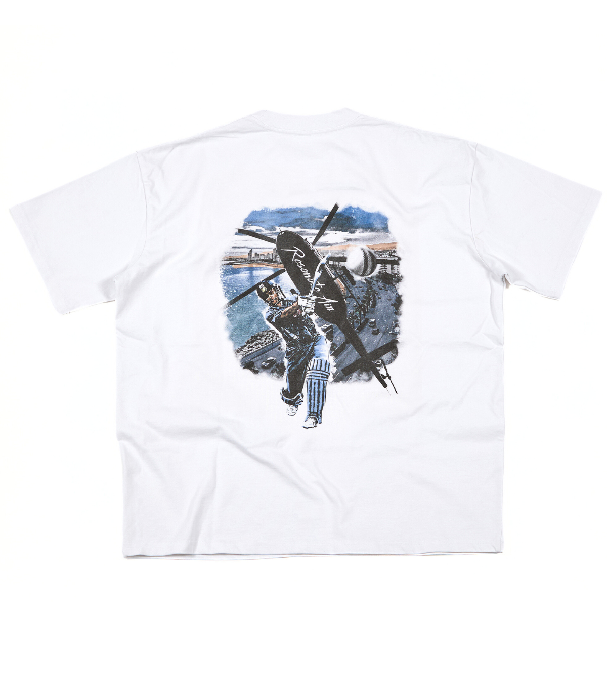 Helicopter Tours Tee White