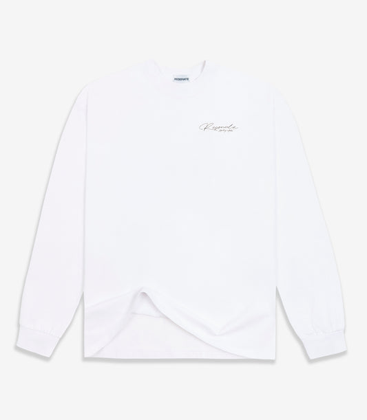 Messi Longsleeve Tee White