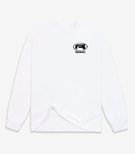 Centre Court Tee Longsleeve White