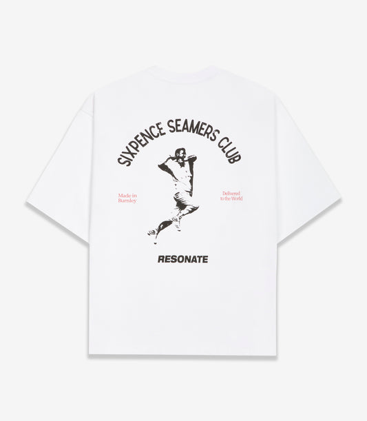 Sixpence Seamers Club Tee White