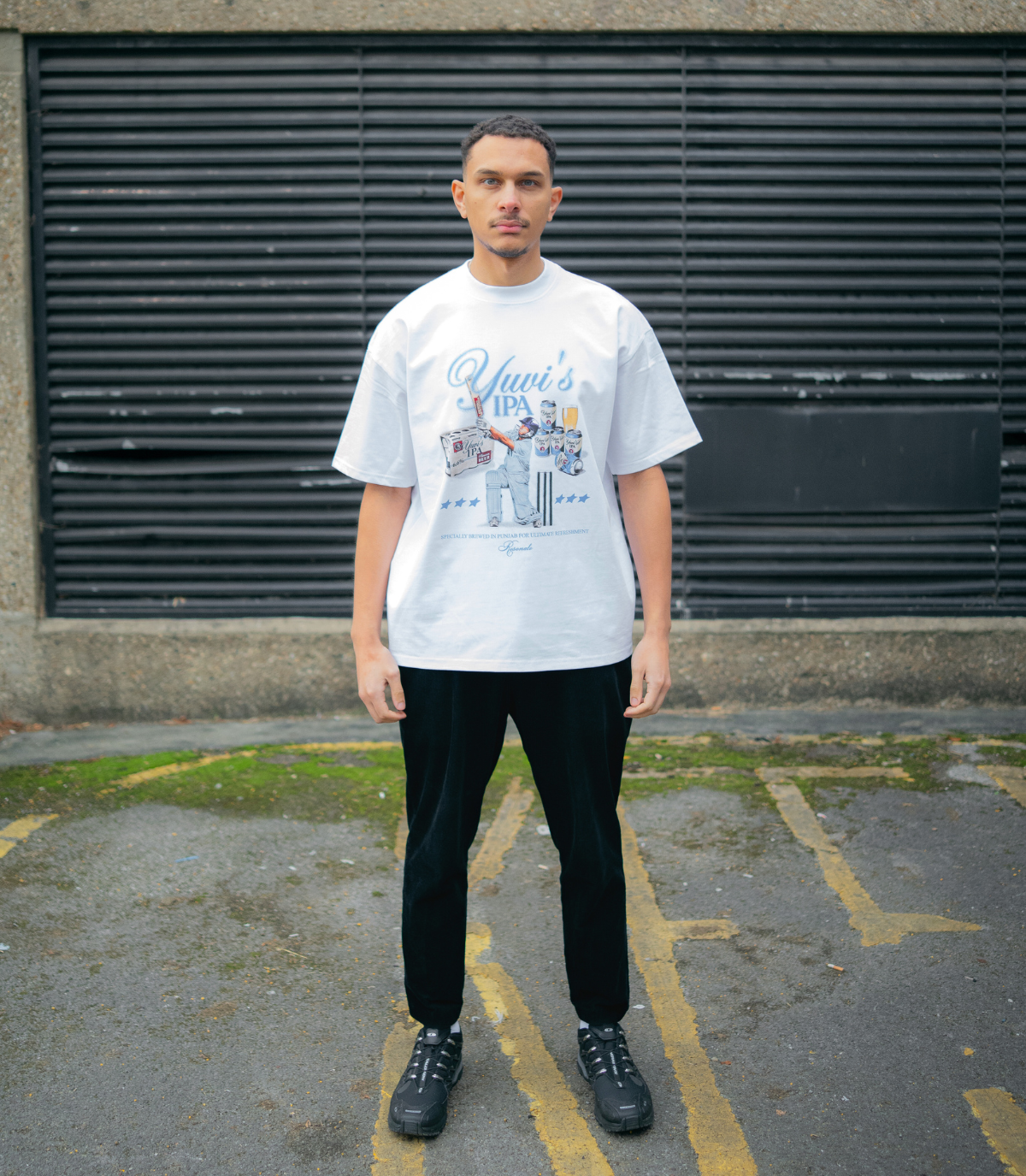 Yuvi's IPA Tee White