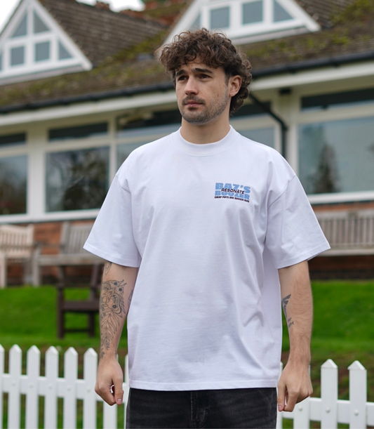 Baz's Boozer Tee White