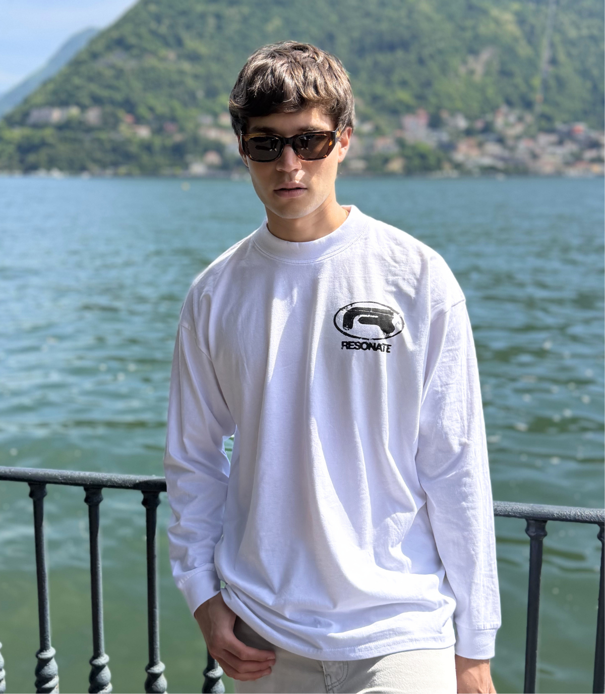 Centre Court Tee Longsleeve White