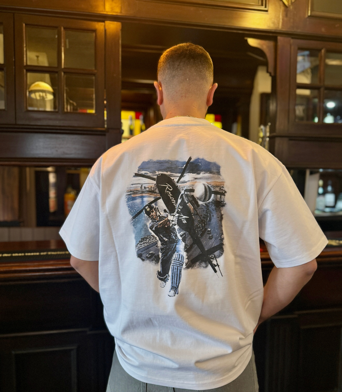 Helicopter Tours Tee White