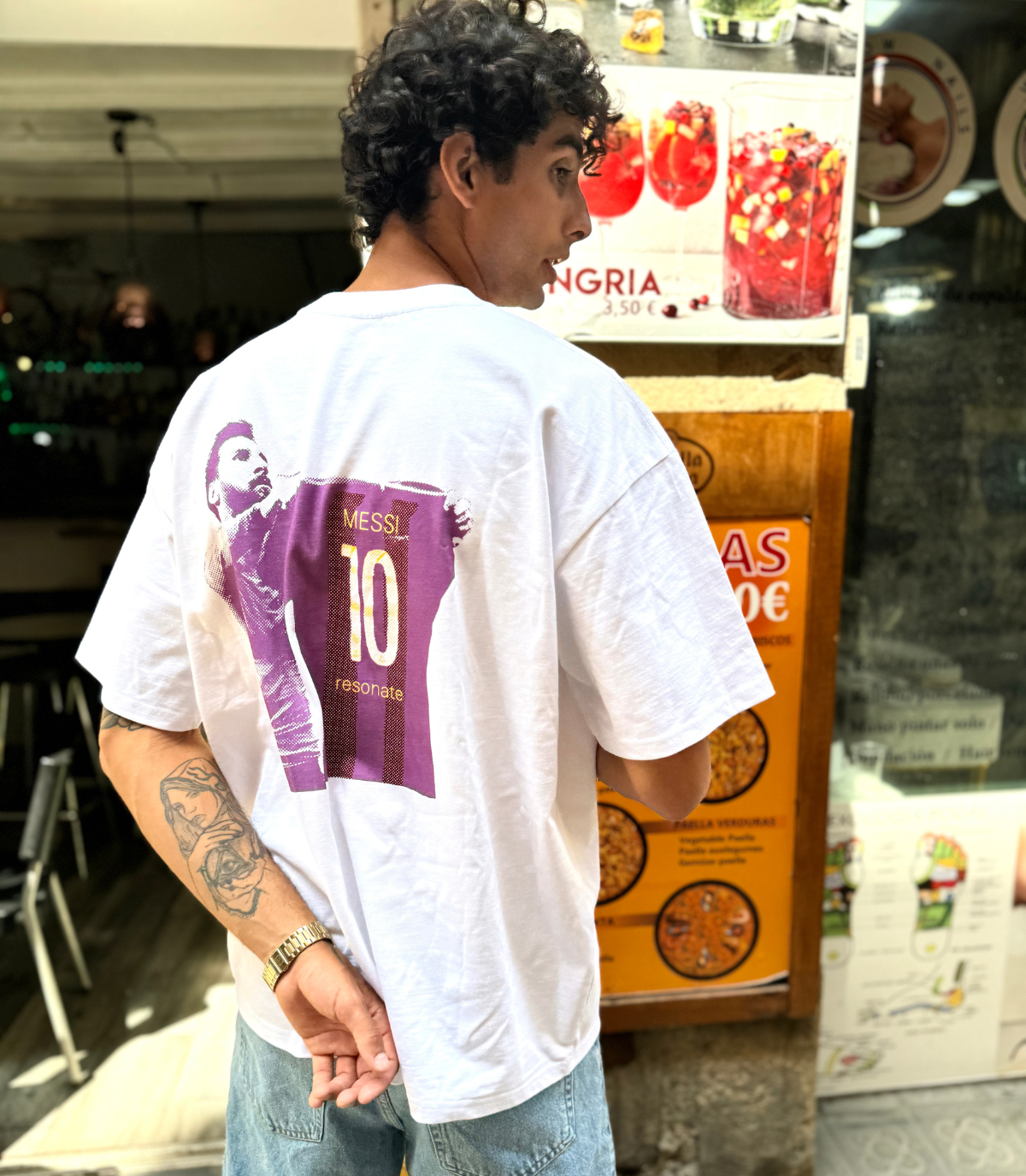 Messi Tee White