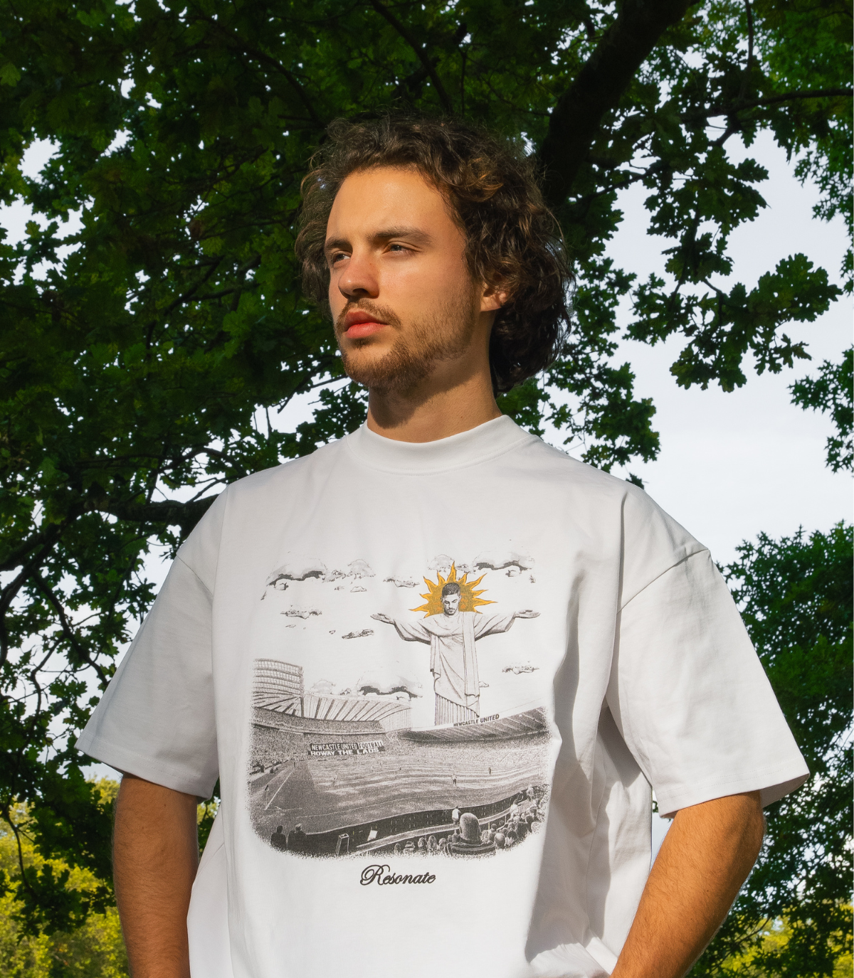 Bruno the Redeemer Tee White